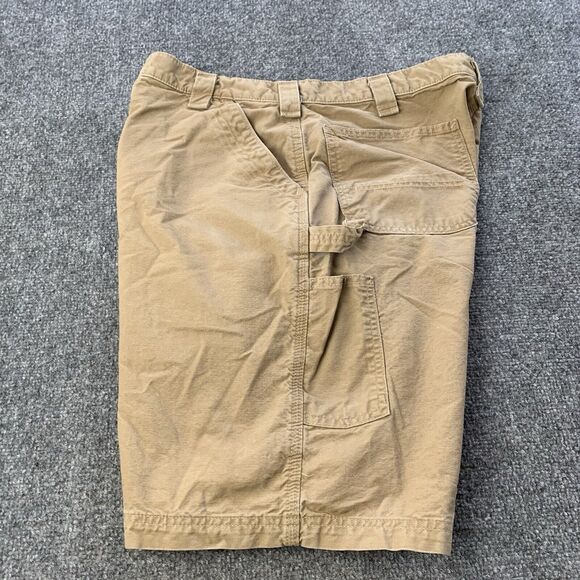 Carhartt Mens Utility Cargo Carpenter Shorts Brown Cotton Size 38 (Measures 36) - Picture 3 of 15